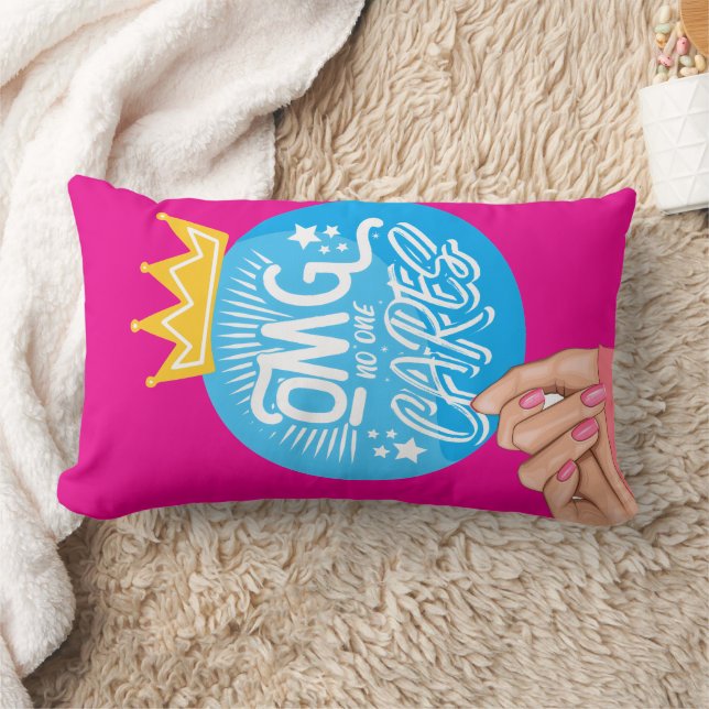 pattern and glam style lumbar pillow (Blanket)