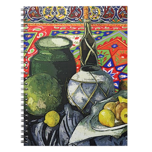 PATTERN AND SHAPE PLAY WITH A VAN GOGH.jpg Notebook (Front)