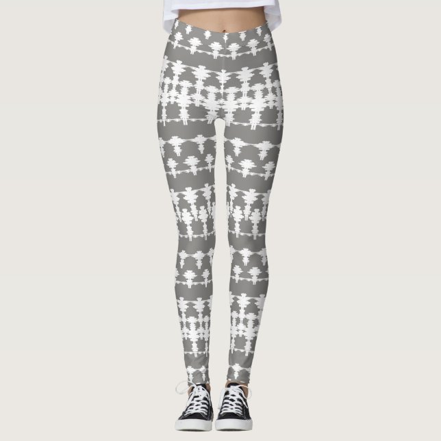 pattern art leggings (Front)