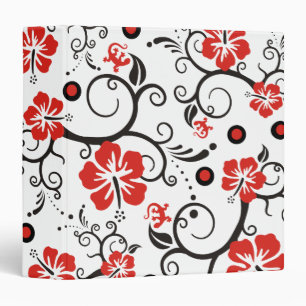 Pattern ARTs - hibiscus decor Binder
