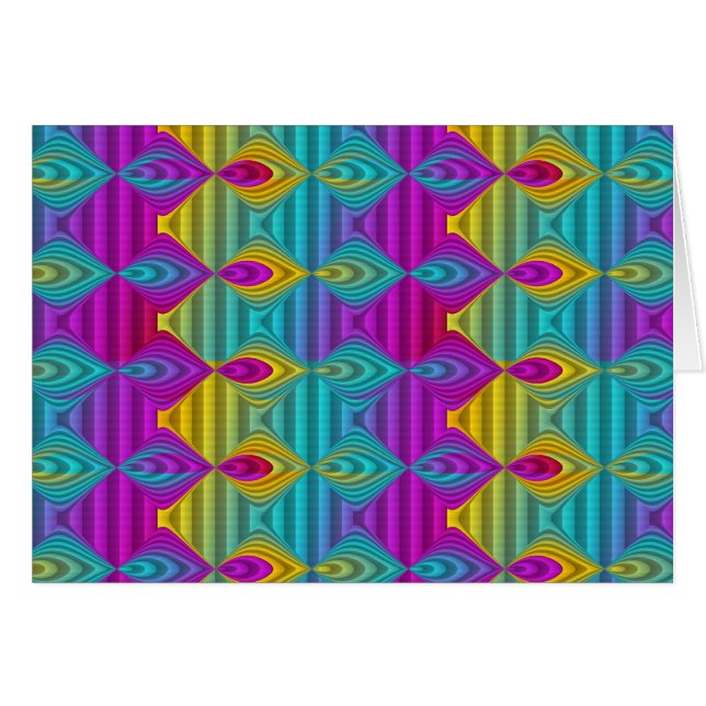 Pattern ARTs - stripes 3D coloured 22 (Front Horizontal)
