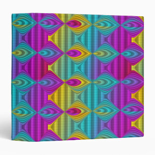 Pattern ARTs - stripes 3D coloured 22 Binder