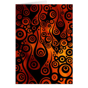 Pattern ARTs - Tattoo circle flames fire waves