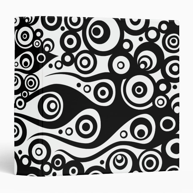 Pattern ARTs - Tattoo circle flames | transparent Binder (Front/Spine)