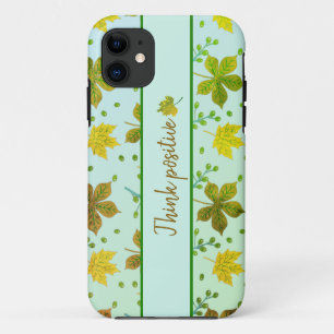 Pattern autumn leaves iPhone Case