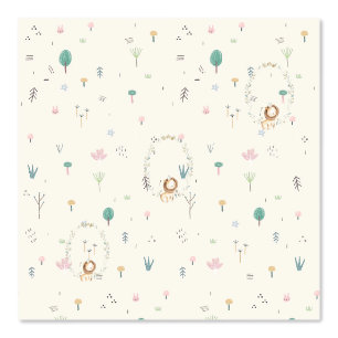 Pattern babyroom wallpaper 