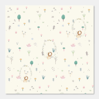 Pattern babyroom wallpaper 