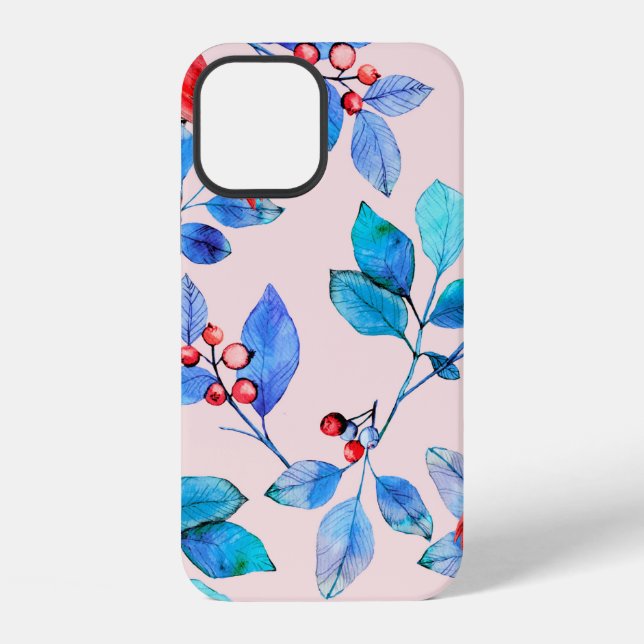 pattern background abstract red kaleidoscope desig iPhone case (Back)