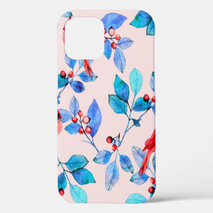 pattern background abstract red kaleidoscope desig iPhone 12 case