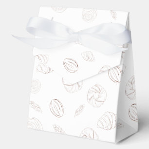 Pattern Bakery Pastry Bun In The Oven Baby Shower Favor Box