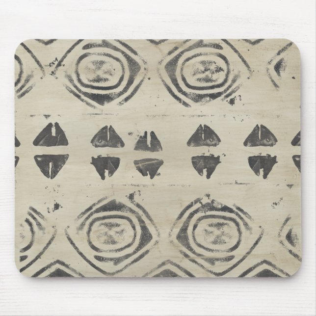 Pattern Bazaar - Rounded and Geometric Shapes Mouse Pad (Front)
