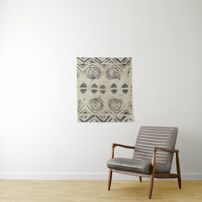 Pattern Bazaar - Rounded and Geometric Shapes Tapestry (In Situ)