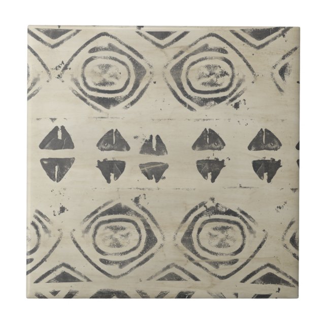Pattern Bazaar - Rounded and Geometric Shapes Tile (Front)