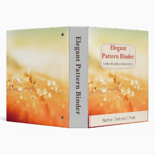 Pattern Binder Elegant Custom Planner Binder