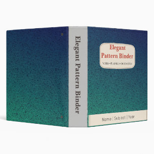 Pattern Binder Elegant Custom Planner Binder