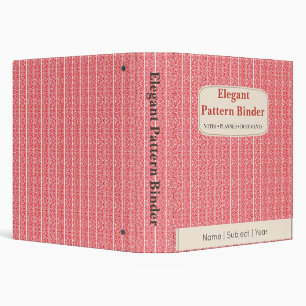 Pattern Binder Elegant Custom Planner Binder
