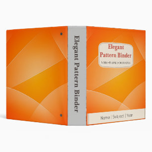 Pattern Binder Elegant Custom Planner Binder