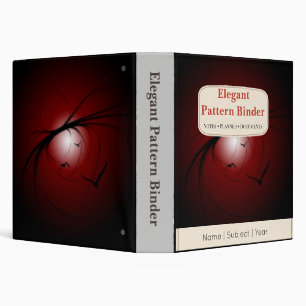Pattern Binder Elegant Custom Planner Binder