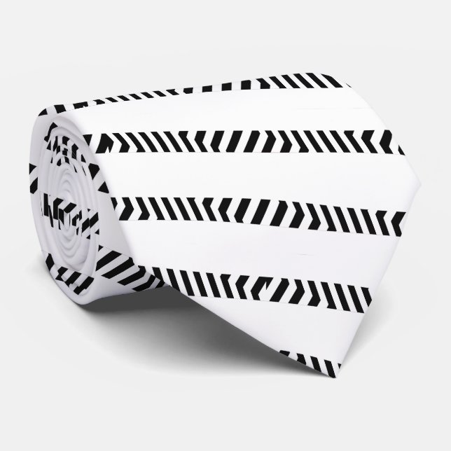PATTERN BLACK TIE (Rolled)