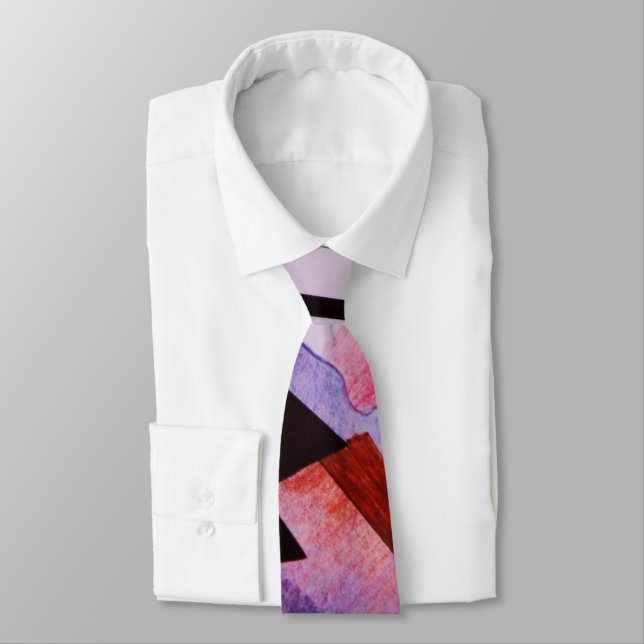 Pattern Business Abstraction Modern Geometric Ties (Tied)
