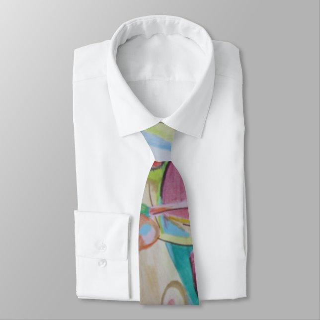 Pattern Business Modern Abstract Geometric Ties (Tied)