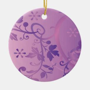 pattern ceramic ornament