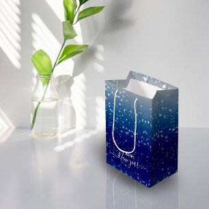 Pattern Christmas Star Gift Bag