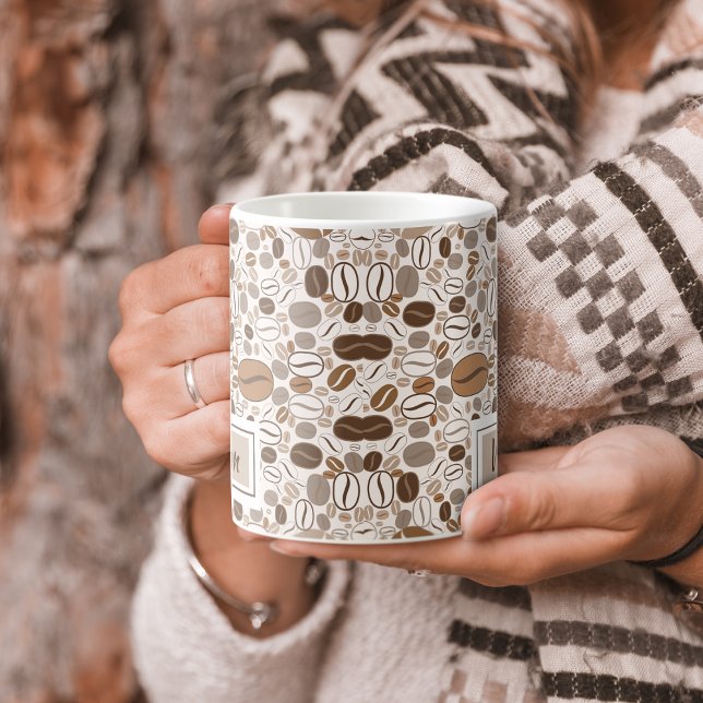 Pattern coffee beans Coffee Mug (Creator Uploaded)