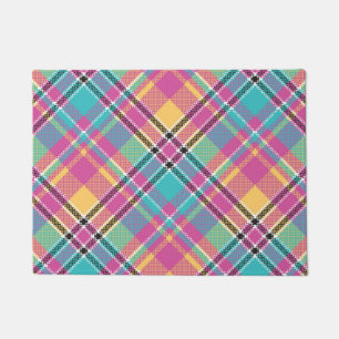 Pattern Colorfull Modern Geometric Vintage  Doormat