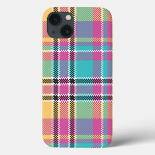 Pattern Colorfull Stylish Design Geometric Vintage iPhone 13 Case