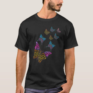Pattern Colourful Butterfly September Internationa T-Shirt