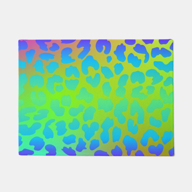Pattern Colourful Inspiration Retro Cute  Doormat (Front)