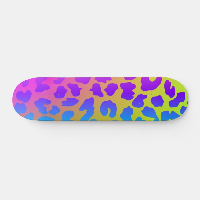 Pattern Colourful Inspiration Retro Cute   Skateboard (Horz)