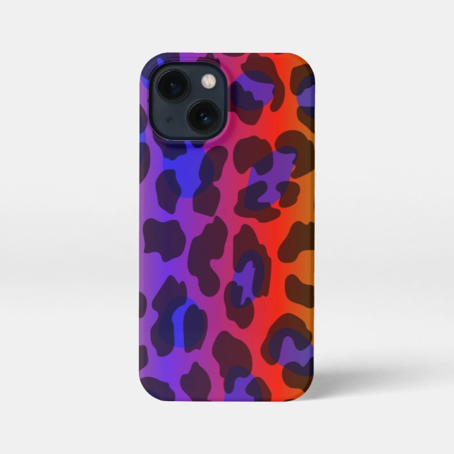 Pattern Colourful Inspiration Retro Tiger     iPhone Case (Back)