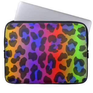 Pattern Colourful Inspiration Retro Tiger     Laptop Sleeve