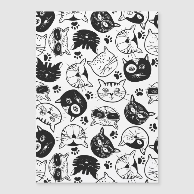 Pattern cute cat house cat, Maine Coon (Front)