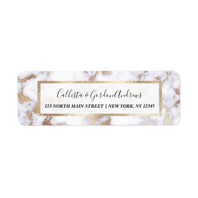 Pattern de Chic White Gold Foil (Devant)