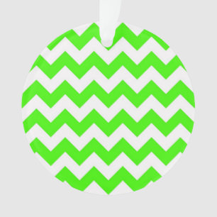Pattern de Lime Green White