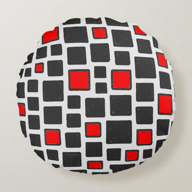 Pattern desing round pillow (Front)