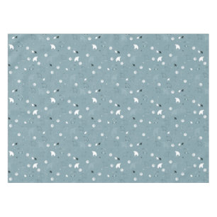 pattern displaying a cute polar tablecloth
