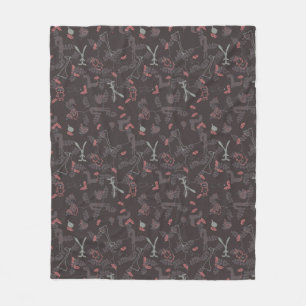 pattern displaying baby animals 1 fleece blanket