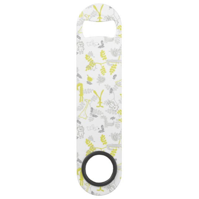 pattern displaying baby animals 2 bar key (Front)