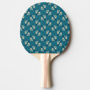 pattern displaying birds ping pong paddle