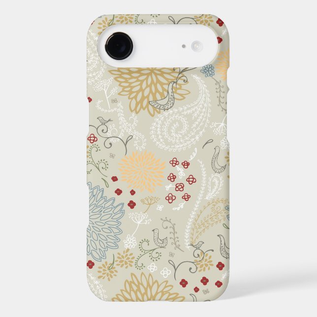 pattern displaying curly garden Case-Mate iPhone case (Back)