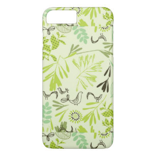 pattern displaying little baby birds iPhone 8 plus/7 plus case