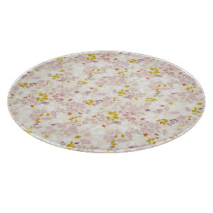 pattern displaying whimsical animals cutting board
