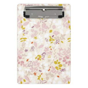 pattern displaying whimsical animals mini clipboard