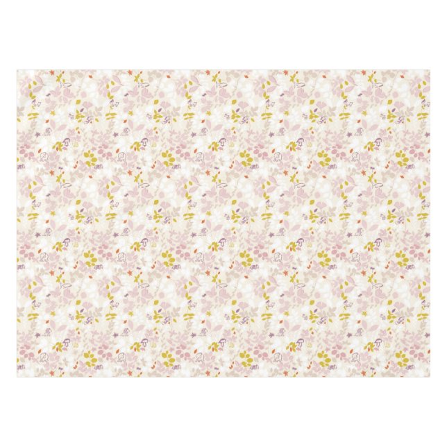 pattern displaying whimsical animals tablecloth (Front (Horizontal))