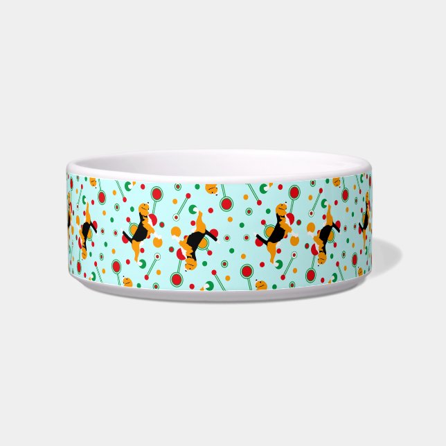 Pattern Dog Bowl Beagle (Left)