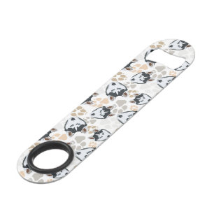 Pattern Dog paws Husky Bar Key